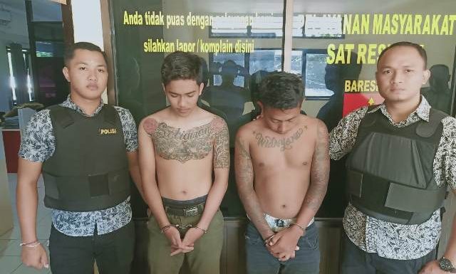 Jajaran Satreskrim Polres Tabanan Ciduk Dua Pencuri Hand Phone.