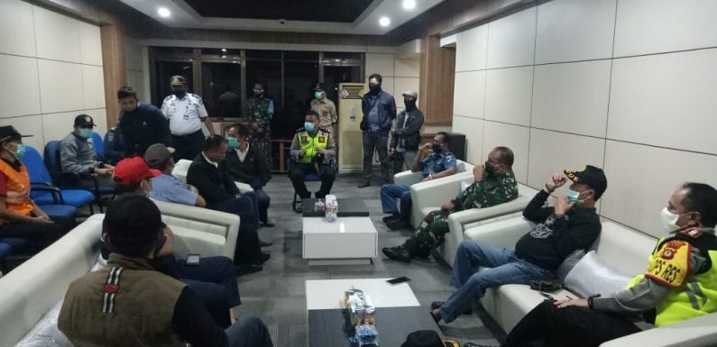 Gugus Tugas Percepatan Penanganan Covid 19 Kabupaten Jembrana Sidak Pelabuhan Gilimanuk.