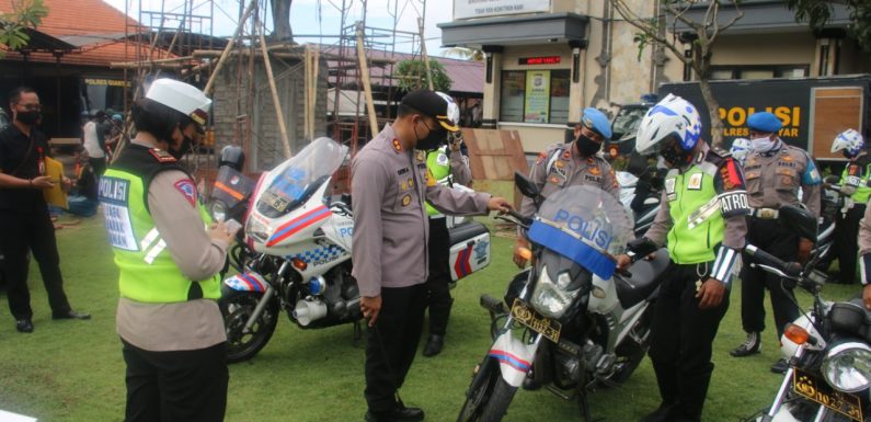 Pmeriksaan Kendaran Dinas Polres Gianyar Dilaksanakan Secara Rutin .