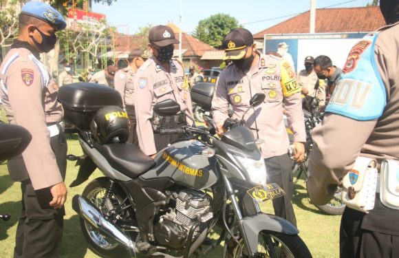 Pemeriksaan Kendaran Dinas Polsek se Jajaran Polres Gianyar Dan Bhabinkamtibmas.