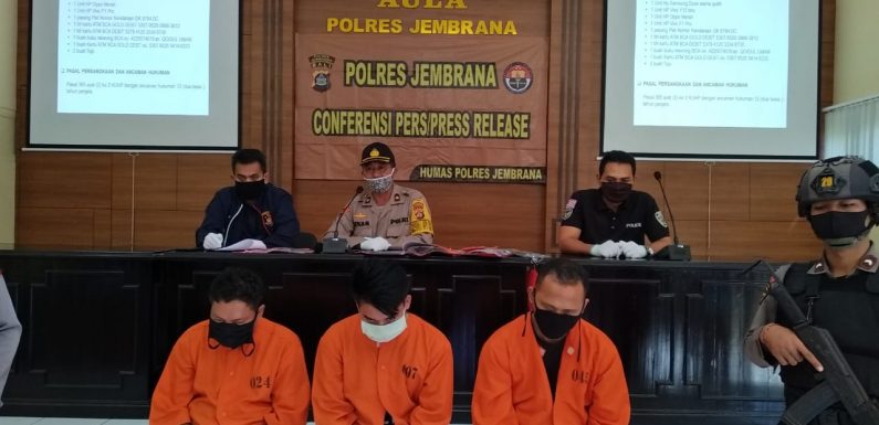 Tim Kurawa Sukses Meringkus   Pencurian Mobil Dengan Kekerasan