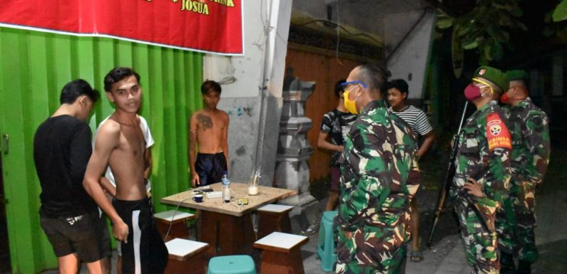 Patroli Covid-19, Dandim Buleleng Kecewa Masih Ada Warga Belum Sadar.