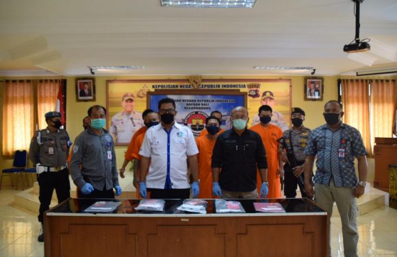 Satresnarkoba Polres Badung Tangkap 6 Tersangka Narkotika.