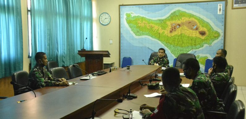 Dandim Gianyar Paparkan Kesiapan TMMD Ke 108  Desa Buahan Kaja Dan Desa Kerta Payangan.