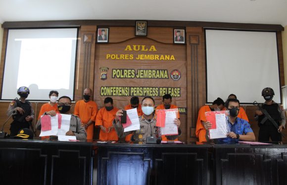 Polres Jembrana Ungkap Kasus Tindak Pidana Pembuat Surat Keterangan Kesehatan Yang Dipalsukan.