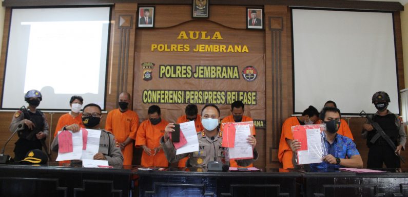Polres Jembrana Ungkap Kasus Tindak Pidana Pembuat Surat Keterangan Kesehatan Yang Dipalsukan.