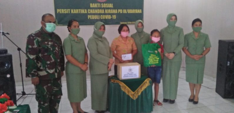 Bakti Sosial Persit KCK PD IX/Udayana Di Kodim Jembrana.