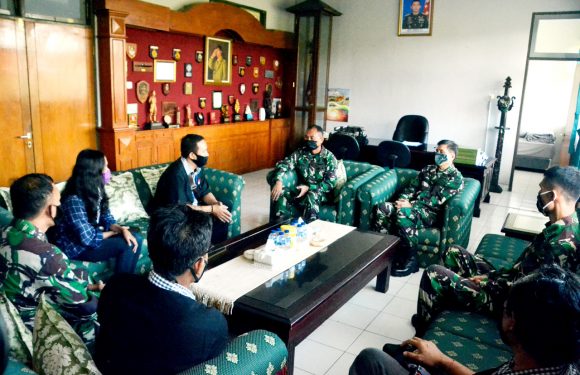 Terima Audiensi Pemred Bali TV,  Danrem Ingatkan Bijak Bermedia Sosial.