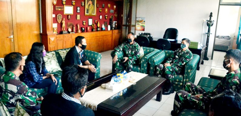 Terima Audiensi Pemred Bali TV,  Danrem Ingatkan Bijak Bermedia Sosial.