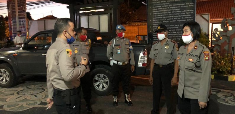 Wakapolres Badung Keliling Pantau Malam Takbiran.