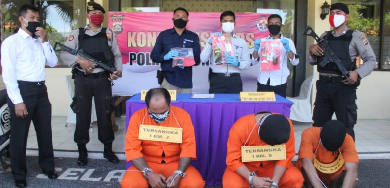 Polres Klungkung Gelar Konferensi Pers Pengungkapan Kasus Narkotika