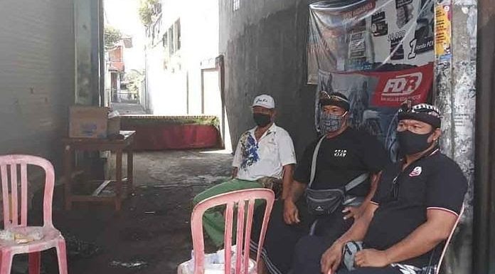 Satu Warga Positif Covid-19, Satu Gang di Diisolasi.