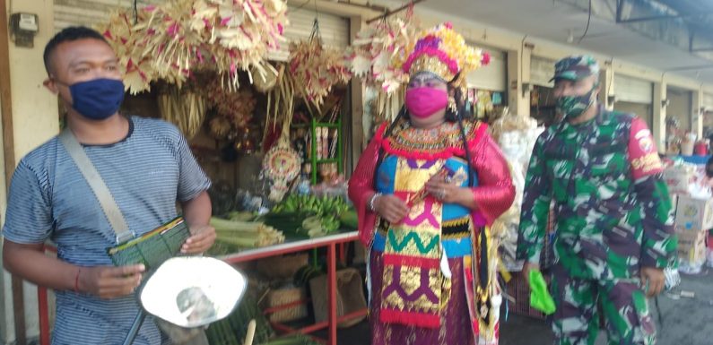 Melalui Seni Bondres Kodim Badung Sosialisasikan Protokol Kesehatan COVID-19.