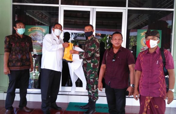 Undhiksa Singaraja Berikan Bantuan APD Ke Kodim Buleleng.