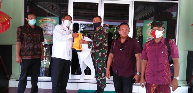 Undhiksa Singaraja Berikan Bantuan APD Ke Kodim Buleleng.