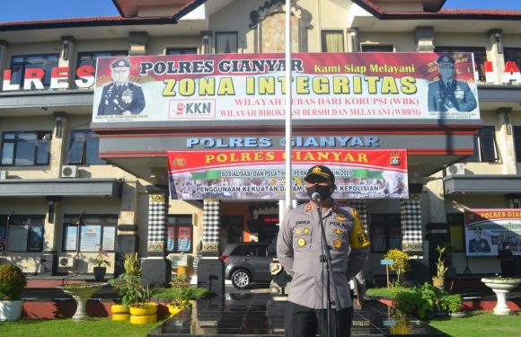 Kapolres Gianyar Sosialisasikan Perkap No 1/2009.