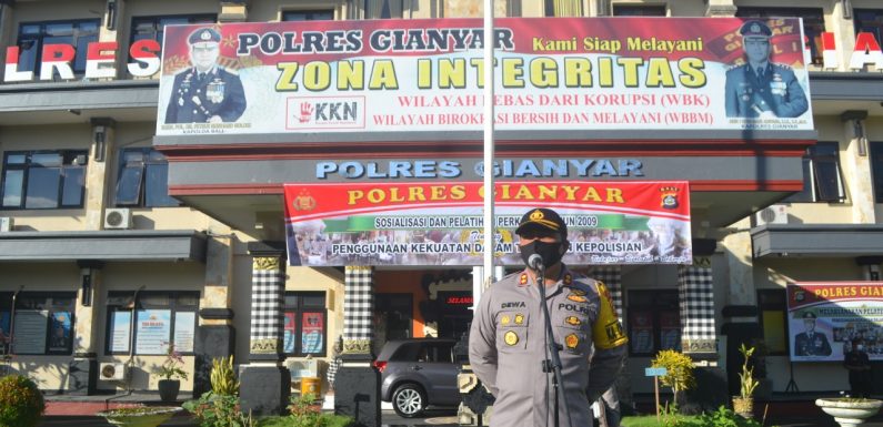 Kapolres Gianyar Sosialisasikan Perkap No 1/2009.