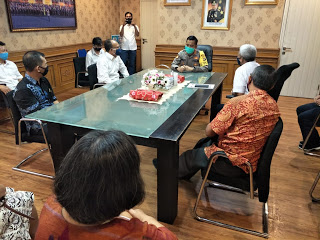 Kapolres Bandung Menerima Kunjungan Majelis Sinode Gereja Kristen Protestan Bali.