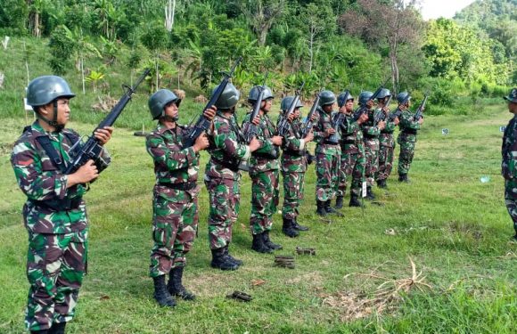 Di Tengah Pandemi COVID-19 Personel Kodim Jembrana Tetap Asah Kemampuan Tempur.