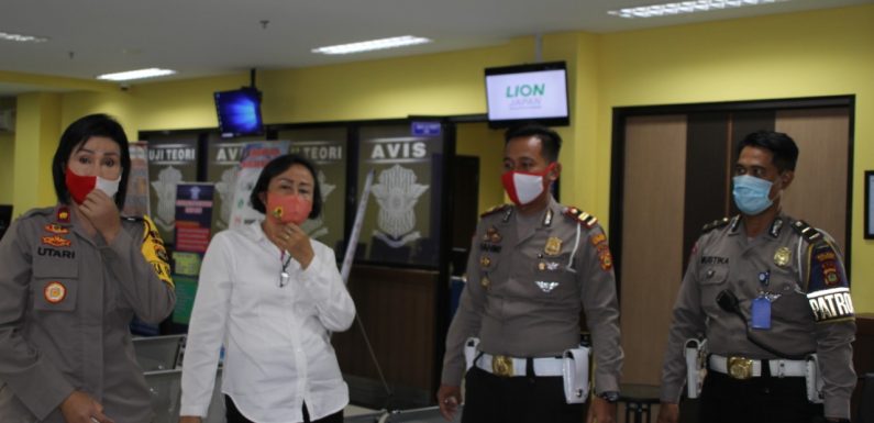 Waka Polres Badung Menerima Panitia lomba kebersihan Polda Bali.