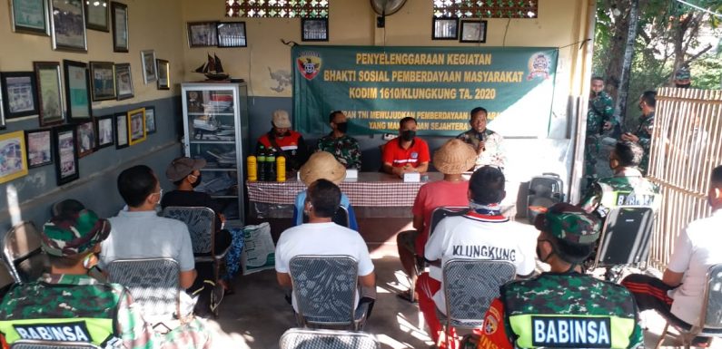 Kodim Klungkung Gelar Bakti Sosial Pemberdayaan Masyarakat.