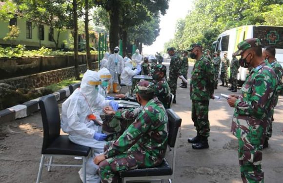 Sebanyak 126 Pasien di Secapa TNI AD kembali Dinyatakan Negatif.