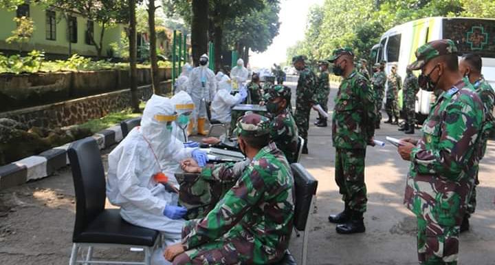 Sebanyak 126 Pasien di Secapa TNI AD kembali Dinyatakan Negatif.