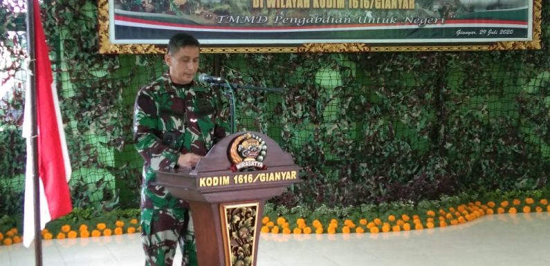 Danrem 163/ Wira Satya Tutup Kegiatan TMMD Ke 108 Kodim Gianyar.