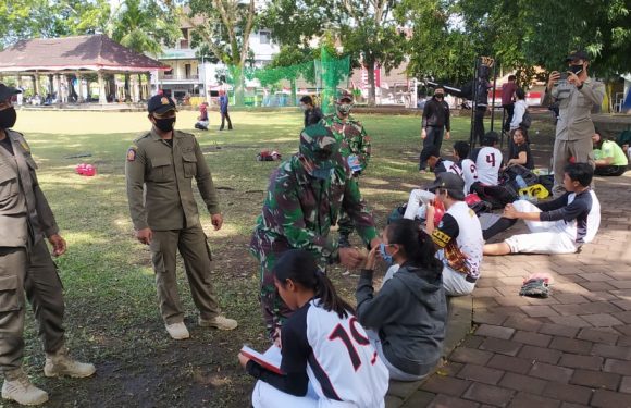 Aparat TNI-Polri, Satpol PP dan Unsur Terkait Di Tabanan Semakin Masif Laksanakan Pendisiplinan masyarakat.