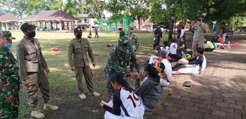Aparat TNI-Polri, Satpol PP dan Unsur Terkait Di Tabanan Semakin Masif Laksanakan Pendisiplinan masyarakat.