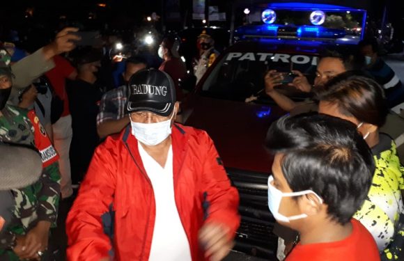 Dandim Badung Pimpin Sidak Pendisiplinan Masyarakat, Masih Ada Warga Mengabaikan Protokol Kesehatan.