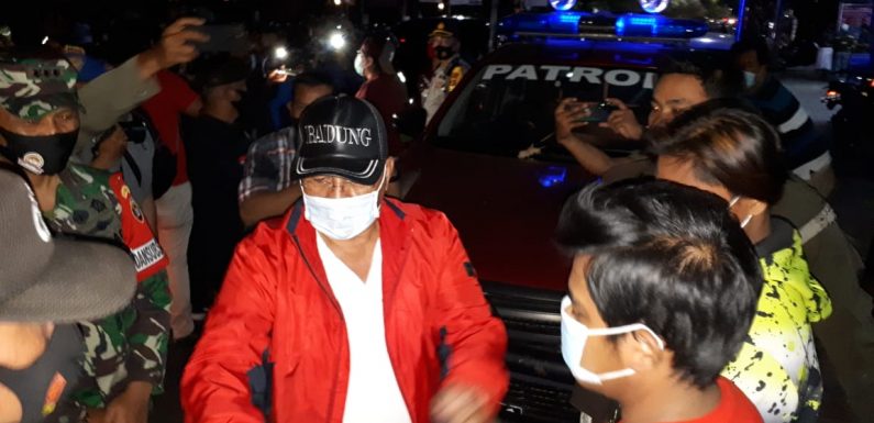 Dandim Badung Pimpin Sidak Pendisiplinan Masyarakat, Masih Ada Warga Mengabaikan Protokol Kesehatan.