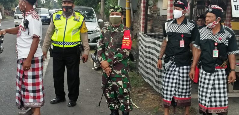 Dandim Jembrana Cek Penerapan Protokol Kesehatan Di Tempat Ibadah.