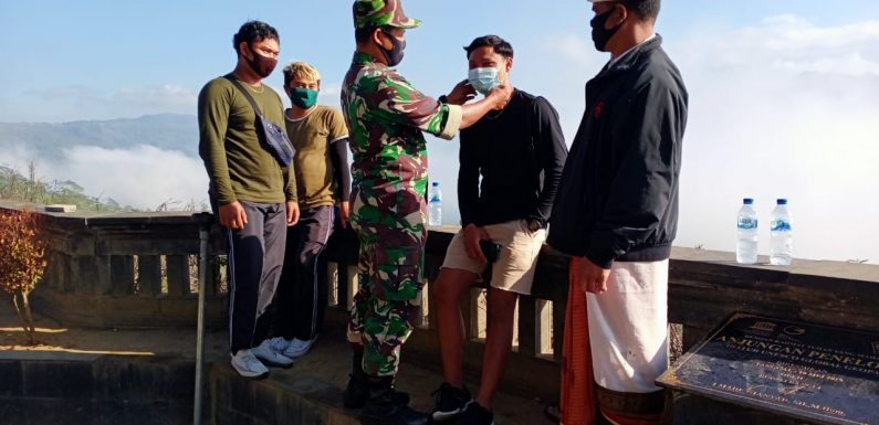 Personel Kodim Bangli Laksanakan Pendisiplinan Warga.