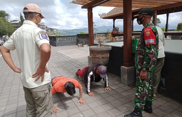 34 Warga Terjaring Operasi Penerapan Disiplin dan Penegakan Hukum Prokes di DTW Kintamani.