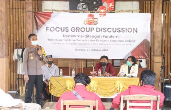 Polres Badung Gelar Forum Dialog, Berdemontrasi di Tengah Pandemi.