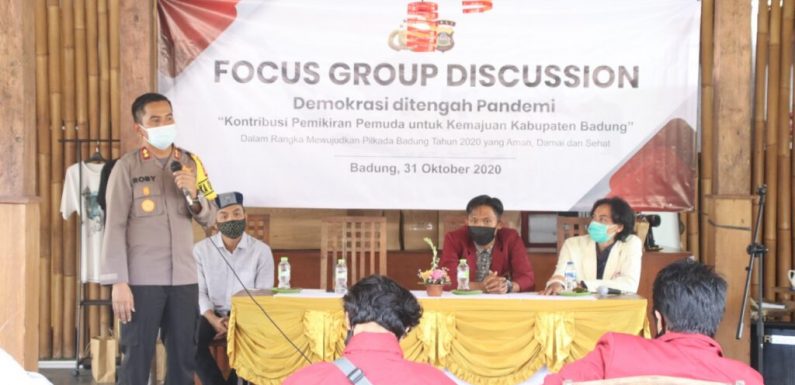 Polres Badung Gelar Forum Dialog, Berdemontrasi di Tengah Pandemi.