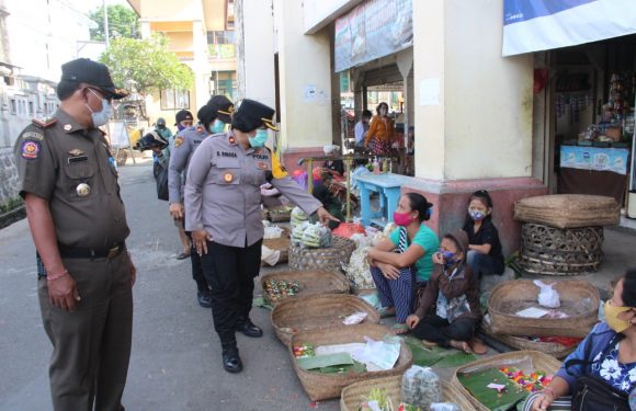 Polres Klungkung Bersama Instansi Terkait Gelar Oprasi Yustisi Protokol Kesehatan.