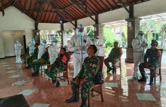 40 Personel Kodim Jembrana Jalani SWAB Test COVID-19.