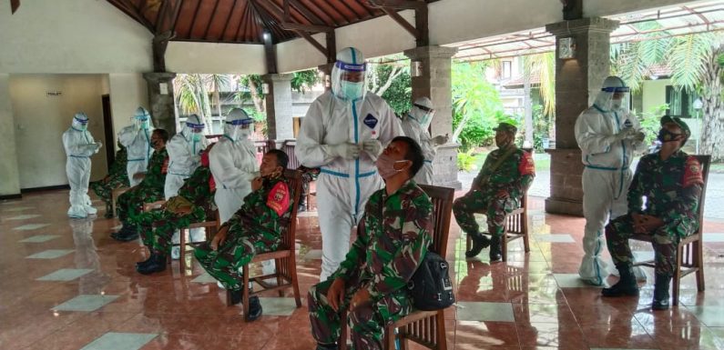 40 Personel Kodim Jembrana Jalani SWAB Test COVID-19.