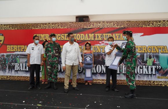 Sumbangsih Kodam IX/Udayana Sebar Ribuan Wastafel Untuk Bali-Nusra.
