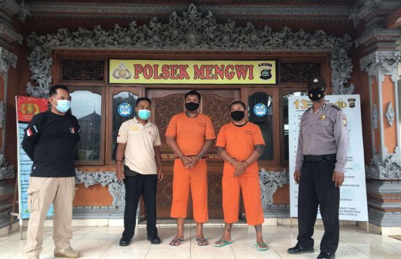 Dua Pelaku Penganiayaan di Amankan Tim Opsnal Polsek Mengwi.