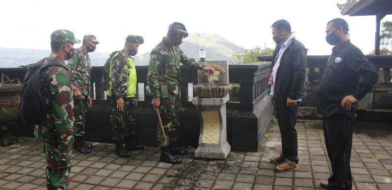 Kodim Bangli Pasang Tempat Cuci Tangan Di Lokasi Strategis.