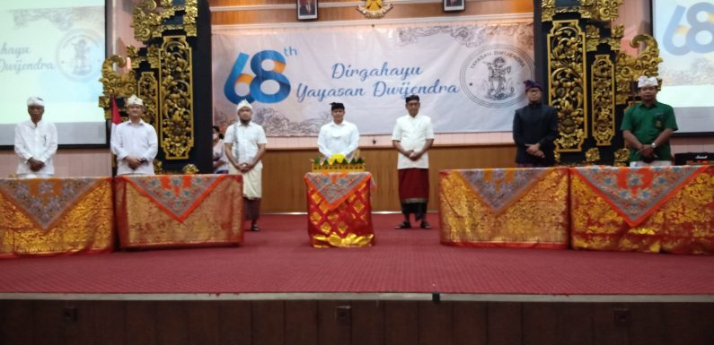 HUT ke 68 Yayasan Dwijendra,  Menuju Sekolah Bertaraf Internasional.