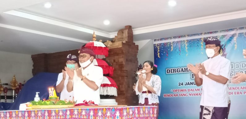 SMK PGRI 3 Denpasar , Selenggarakan Hari Jadi Sekolah ke 21.