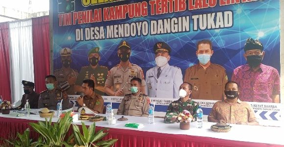 Desa Mendoyo Dangin Tukad Wakili Kabupaten Jembrana  di Tingkat Provinsi dalam Ajang Kampung Tertib Lalu Lintas.