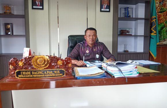3500 Bidang Tanah di Kabupaten Badung Belum terpetakan.