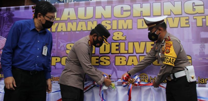 Polres Badung Lounching SIM Drive Thru Dan SIM Delivery.