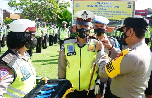 Kapolresta Pimpin Apel Kesiapan Operasi Keselamatan Agung 2021.