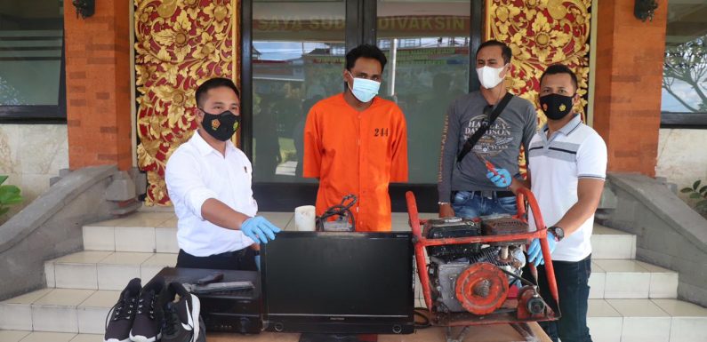 Resmob Polresta Denpasar Berhasil Meringkus Pelaku Pencurian di Gudang Elektronik.